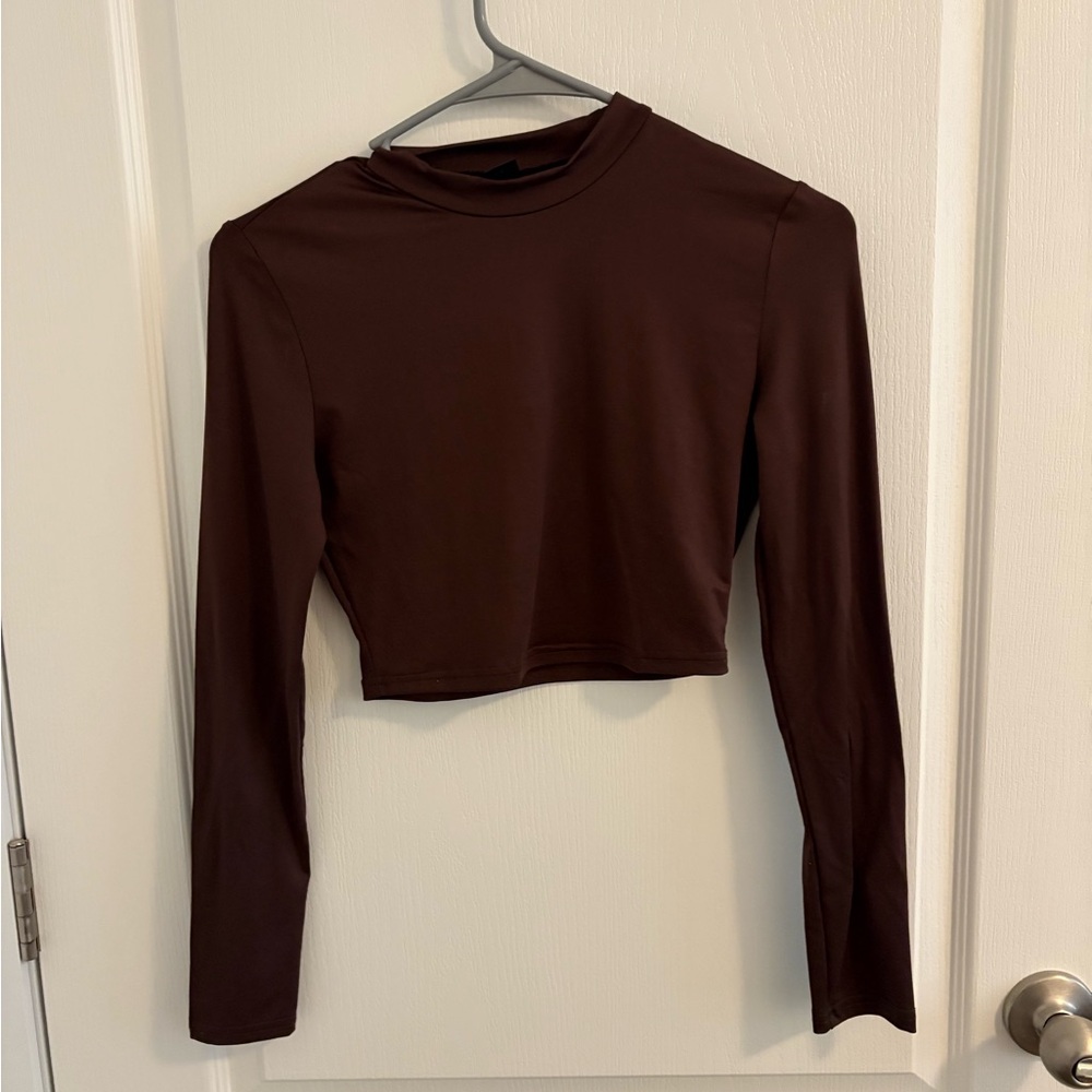 Shein cropped long sleeve